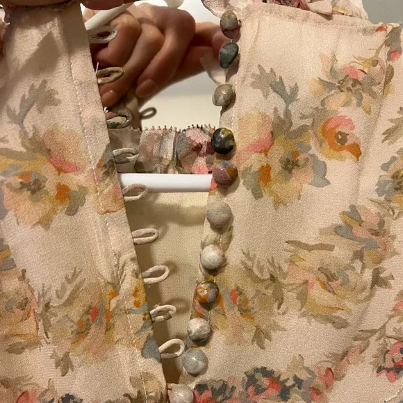 Dôen Doen NWT Tiarella floral dress small - Picture 8 of 14